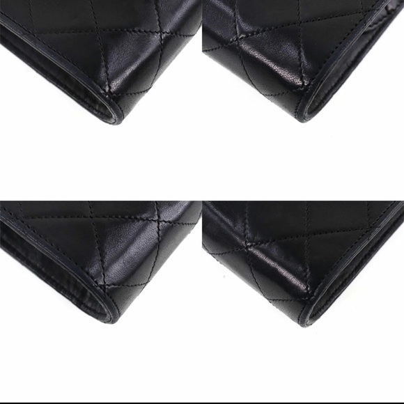 CHANEL RARE Matelasse Vintage Lambskin Black Lambskin - Picture 4 of 16